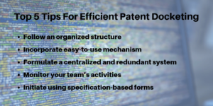Efficient Patent Docketing