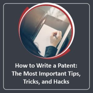 How to write a patent