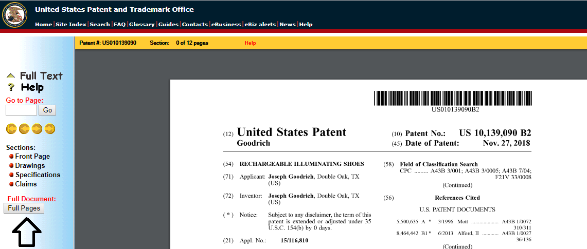 PDF image of Goodrich Patent