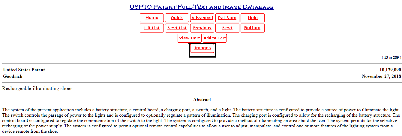 USPTO Full Text and Image Database
