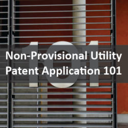 NON PROVISIONAL Utility patent application